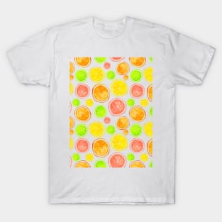 Refreshing Juicy Citrus Mix - White T-Shirt